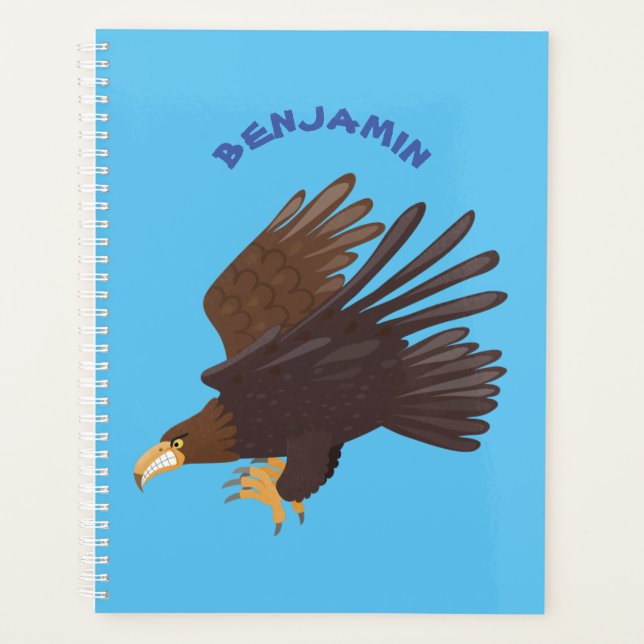 dessin humoristique d'aigle royal (Devant)