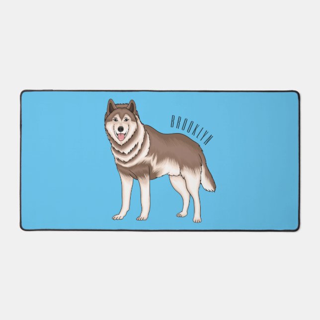 dessin humoristique sibérien husky (Recto)