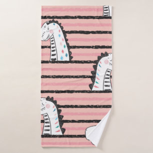 Dessin mignon Dinosaures vintage motif sans joint.