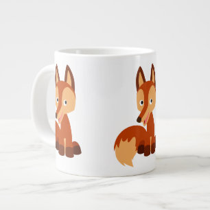 Dessin mignon Fox Jumbo Mug