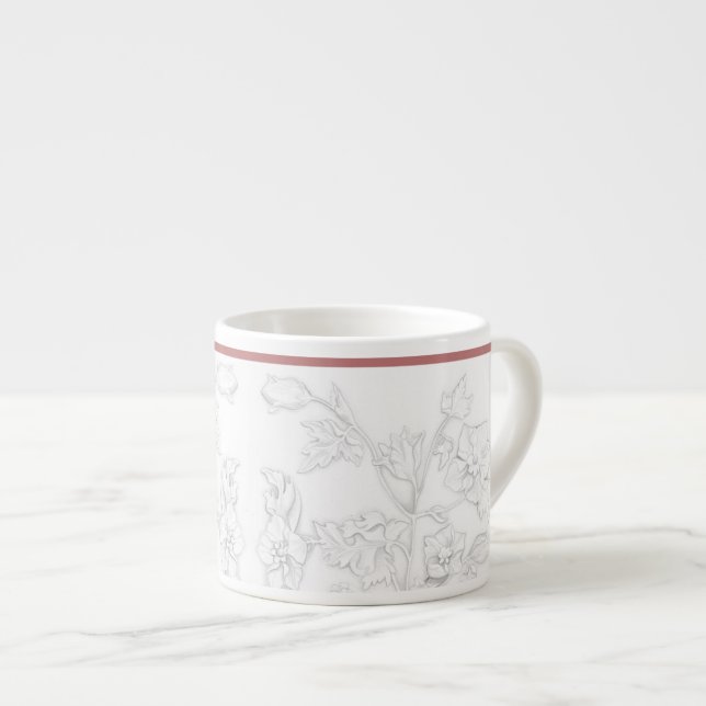 Dessin moghol sur un mug espresso (Devant droit)