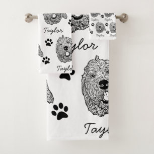 Dessin personnalisé Goldendoodle Chien