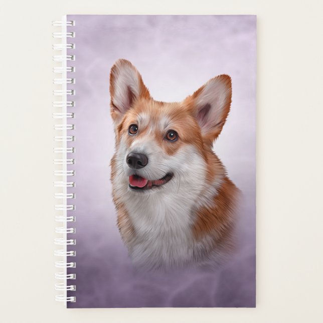 Dessin race de chien Corgi gallois (Devant)