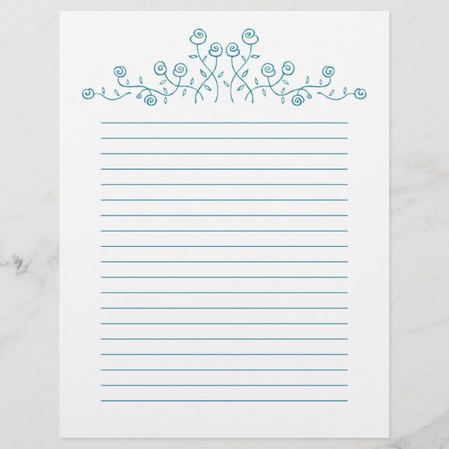 Dessin rose de la ligne bleue. (Devant)