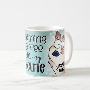 Dessin Sheltie Chien Animaux de compagnie Café Mug