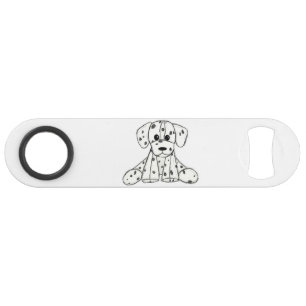 Dessin simple de contour de chien en peluche dalma