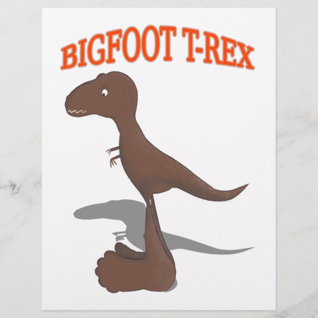 Dessin T-Rex Bigfoot (Devant)