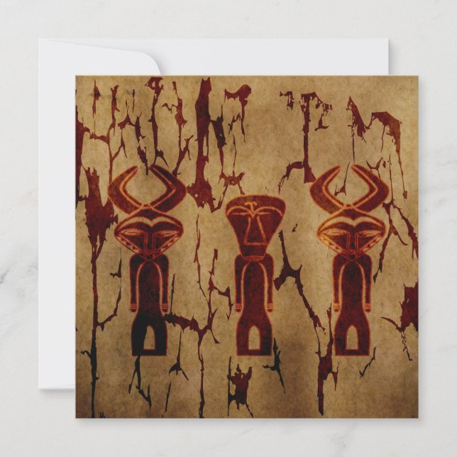 dessin tribal Abstrait africain (Devant)