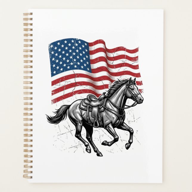 Dessin vectoriel occidental de drapeau de cheval p (Devant)