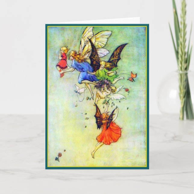 Dessin vintage pour enfants et Féeries - Carte de  (Devant)