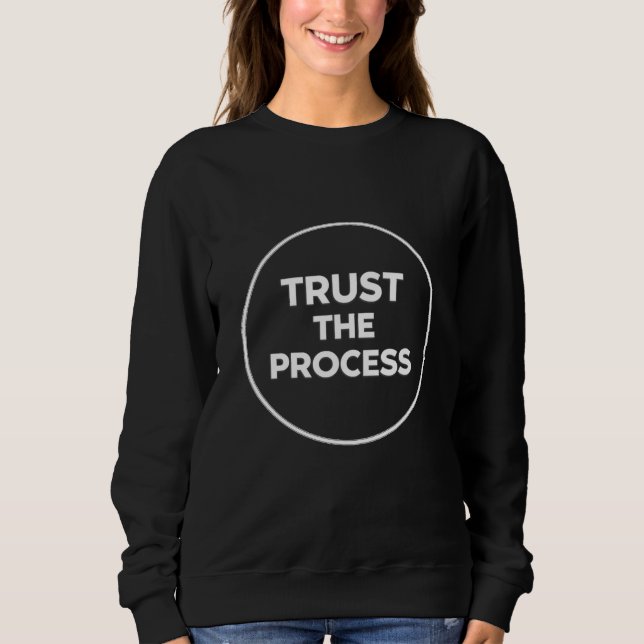 Dessine sweat à capuche citation cercle minimalist (Devant)