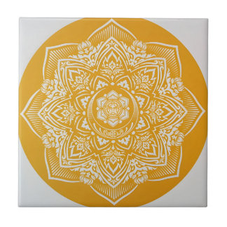 dessiner des carreaux de motif jaune moutarde
