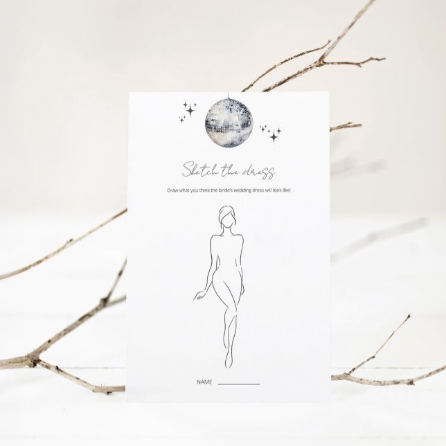 Dessiner Le Dress Disco Ball Fête des mariées Jeu (Créateur téléchargé)