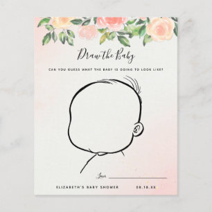 Dessinez le bébé   Jeu de Baby Shower