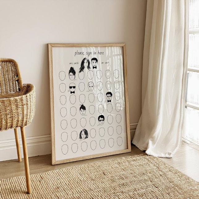 Dessinez votre visage Autre Mariage 49 Livre d'or (Draw Your Face Alternative Funny Wedding Guest Book Drawing Unique Idea 50 Guests Keepsake Budget)