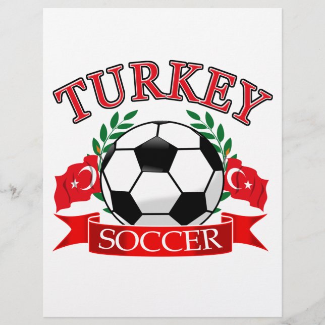 Dessins de balle de football en Turquie (Devant)