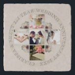 Dessous-de-plat 2e anniversaire Mariage  Photos<br><div class="desc">Ne vous étonnerez-vous pas de cette belle surprise pour leur 2ème anniversaire mariage,  5 de vos magnifiques photos dans la croix celtique et tenu par un texte médaillon avec leur nom et date anniversaire!</div>