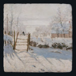 Dessous-de-plat Claude Monet - Le Magpie<br><div class="desc">The Magpie / La Pie - Claude Monet,  Huile sur toile,  1868-1869</div>