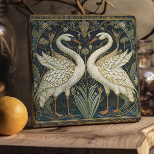 Dessous-de-plat Décor Art Déco Swans Décor Art Nouveau Swan