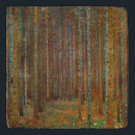 Dessous-de-plat Gustav Klimt - Forêt de pins de Tannenwald<br><div class="desc">Forêt de sapins / Forêt de pins de Tannenwald - Gustav Klimt,  Huile sur toile,  1902</div>
