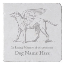 Le nom de votre chien sur la pierre commémorative