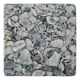 Dessous-de-plat Motif de pierres coquilles de rivage
