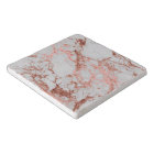 Parties scintillant d'or Rose en marbre moderne