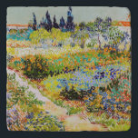 Dessous-de-plat Vincent van Gogh - Jardin à Arles<br><div class="desc">Jardin d'Arles / Jardin fleuri avec sentier / Jardin d'Arles - Vincent van Gogh,  1888</div>