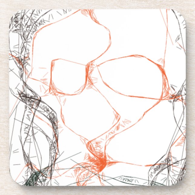 Dessous-de-verre 00010 Art abstrait (Devant)