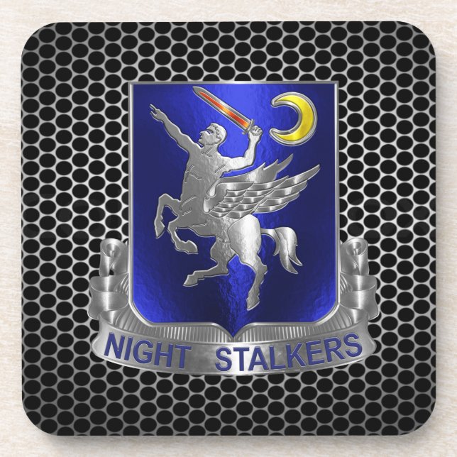 Dessous-de-verre 160e "SOAR NIGHTSTALKERS"  (Devant)