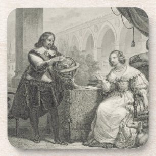 Dessous-de-verre 1626-89) reines de Christina (de la Suède, d'une