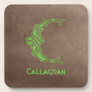 Dessous-de-verre 16e siècle Celtic Knot Capitale décorative C