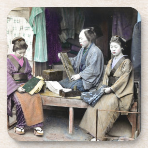 Dessous-de-verre 1870 Concessionnaire de tissus du Japon