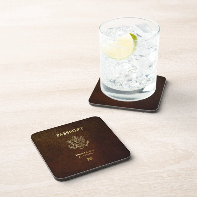 Dessous-de-verre [200] Couverture de passeport américaine (Côté Droit)