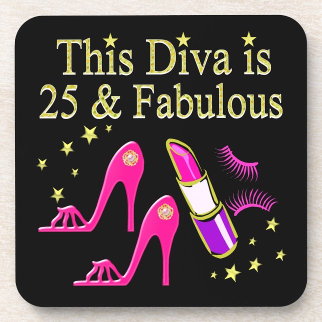 DESSOUS-DE-VERRE 25 ET FABULEUX DAZZLING DIVA DESIGN (Devant)