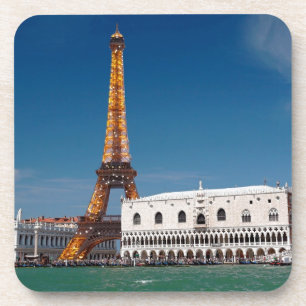 Dessous-de-verre 2 pour 1 Venise et Paris - Mixte up World