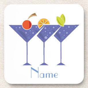Dessous-de-verre 3 cocktails Martini Thunder_Cove