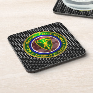 Dessous-de-verre 42e brigade de police militaire « Intégrité de l'a