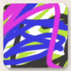 Dessous-de-verre 4834 colorés art abstrait