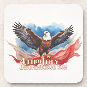 Dessous-de-verre 4 juillet Aigle – Conception d'art patriotique