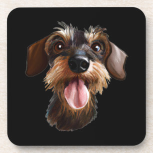 Dessous-de-verre À poils durs Dachshund