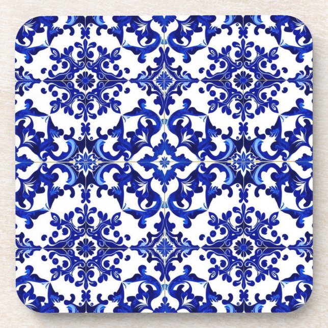 dessous de verre à volutes portugais (Devant)