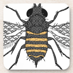 Dessous-de-verre Abeille vintage