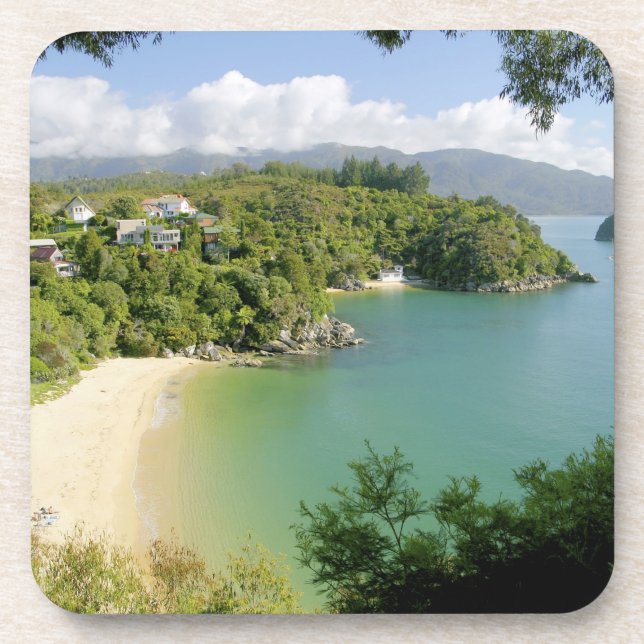 Dessous-de-verre Able Tasman NP, Nelson, Nouvelle-Zélande. Les nomb (Devant)