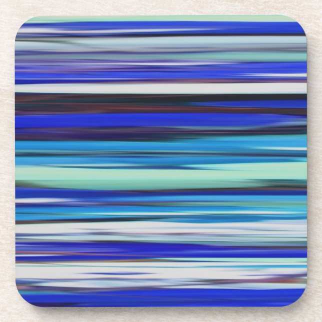 Dessous-de-verre Abstract #2: Blue blur (Devant)