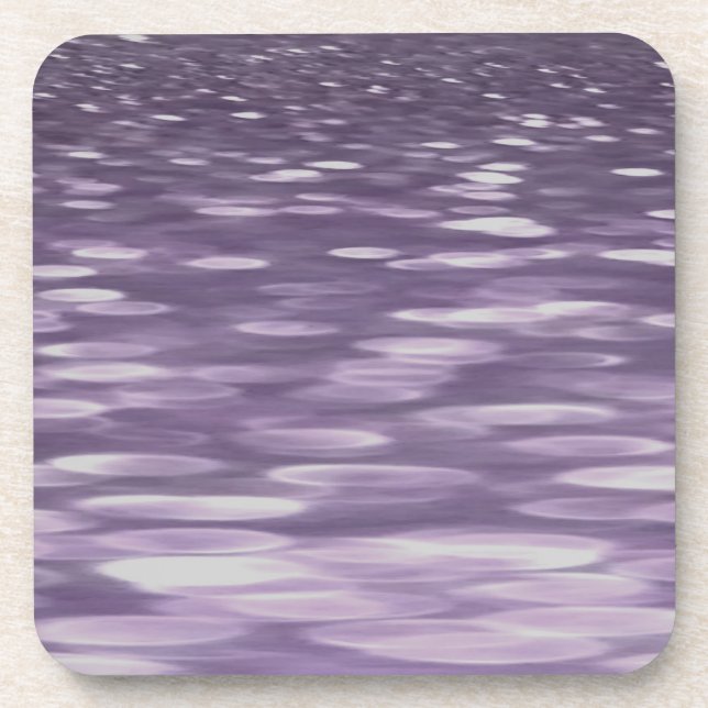 Dessous-de-verre Abstrait #1 : Ultra Violet Shimmer (Devant)