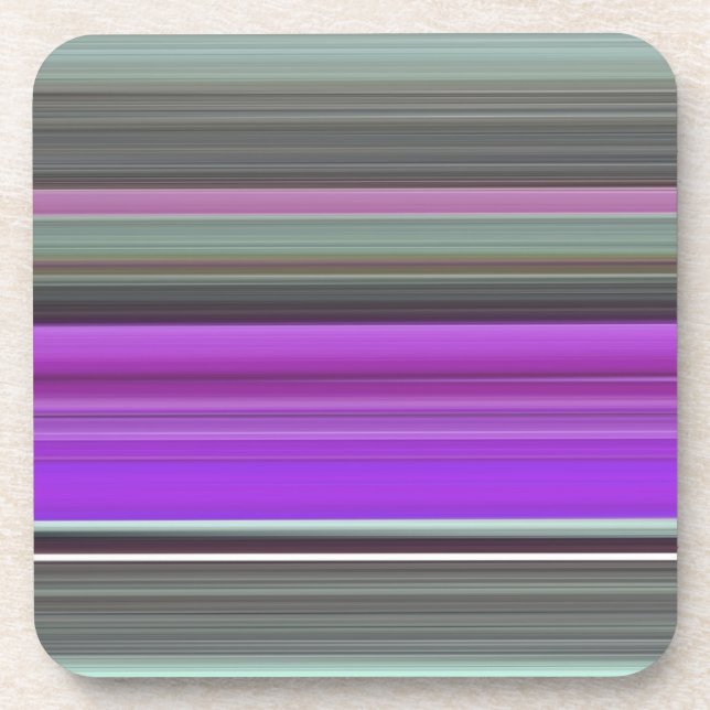 Dessous-de-verre Abstrait #1 : Violet et gris (Devant)