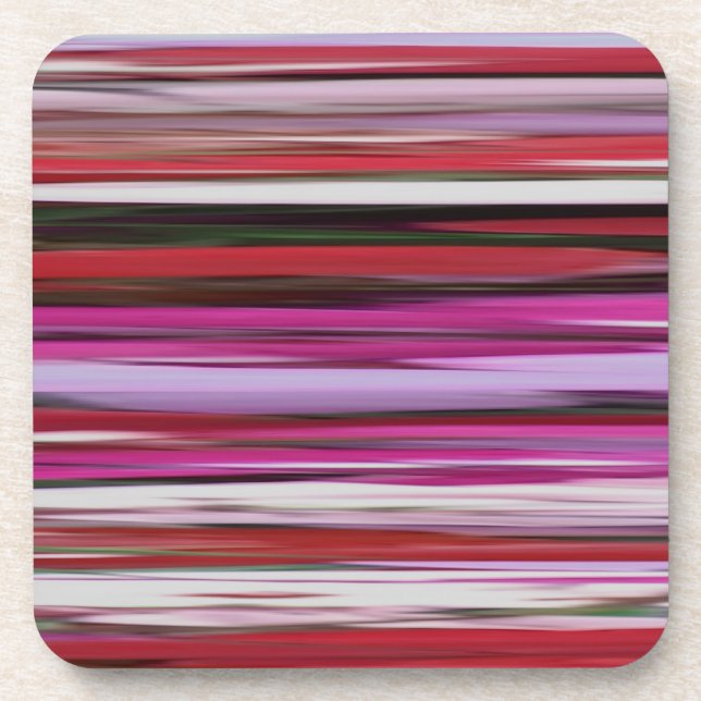 Dessous-de-verre Abstrait #2 : Flou rouge (Devant)