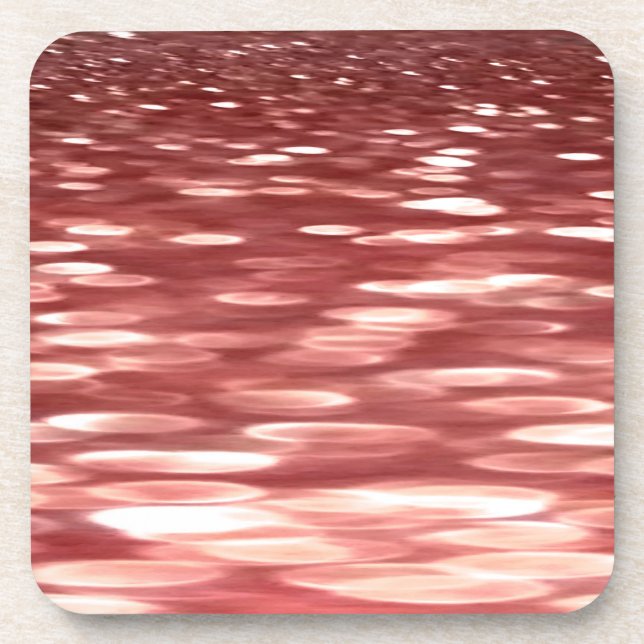 Dessous-de-verre Abstrait #2 : Flou rouge (Devant)