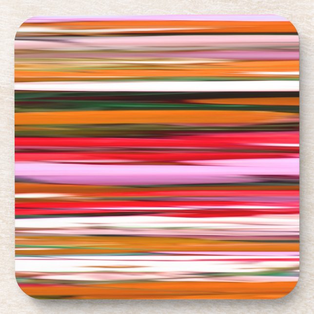 Dessous-de-verre Abstrait #2 : Orange blur (Devant)